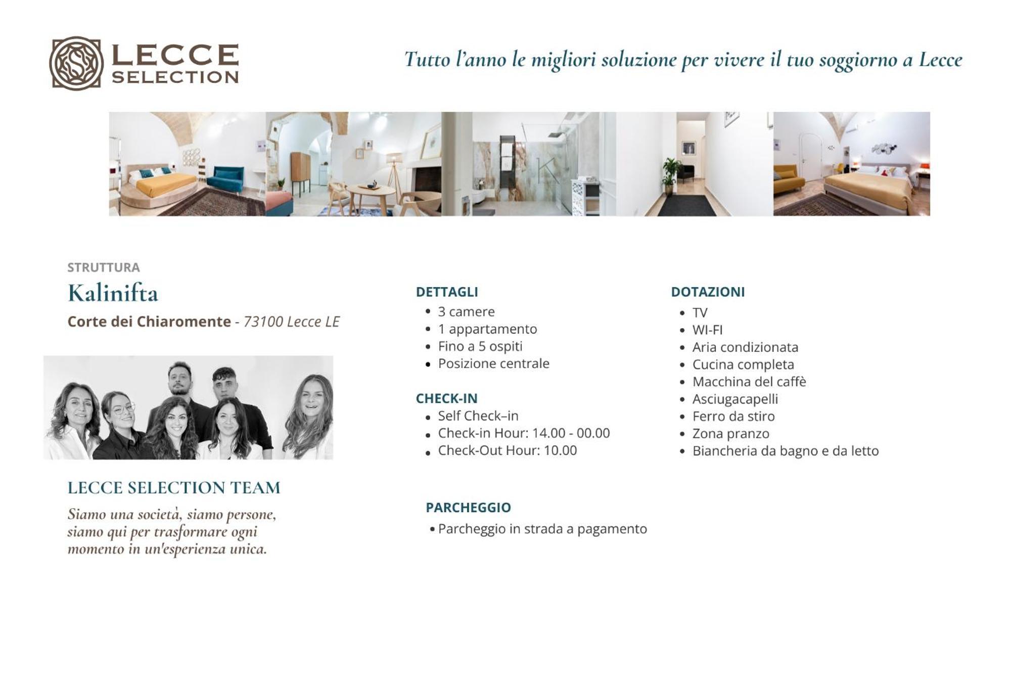 Bed and breakfast Kalinifta - Lecce Selection Extérieur photo